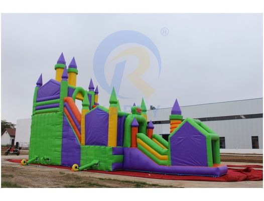 Château gonflable en bâtonnet de PVC géant pour adultes