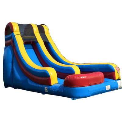Occasions commerciales Jumper bleu et jaune toboggan gonflable avec piscine