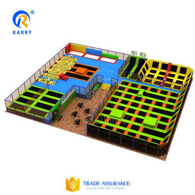 Parcs d'attractions gonflables rectangulaires de grande taille certifiés CE pour le divertissement et l'exercice en intérieur