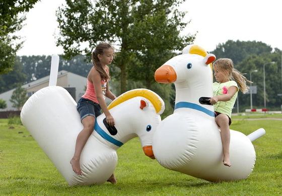 Jeux sportifs interactifs Cheval de course pour enfants et adultes Materia PVC