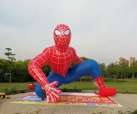 Publicité extérieure modèle gonflable Hulk géant et Spiderman pour des événements accrocheurs