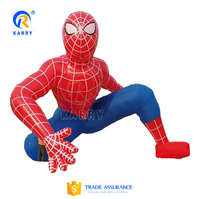 Modèle gonflable Spiderman avec taille personnalisée et double-triple couture