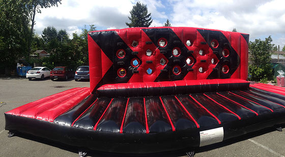 Blower Interactif Jeu de sport Défi gonflable Whack Wall WipeOut Jeu de poing