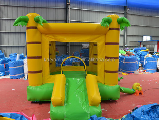 CE/EN71/EN14960 Certifié Petite taille Jungle Cartoon Monkey Bouncy Castle pour enfants
