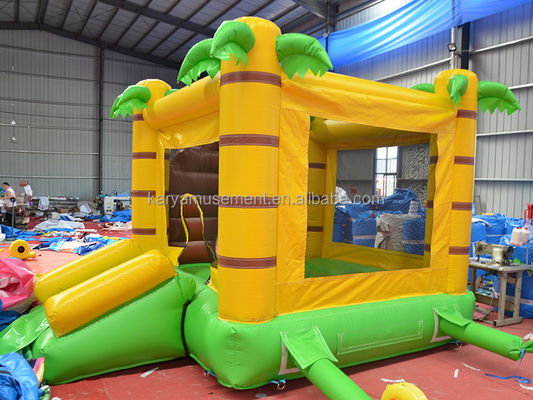 CE/EN71/EN14960 Certifié Petite taille Jungle Cartoon Monkey Bouncy Castle pour enfants