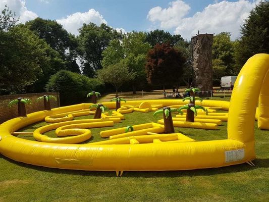 Champ de golf gonflable à palmier commercial unisexe pour les fêtes et les événements
