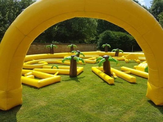 Champ de golf gonflable à palmier commercial unisexe pour les fêtes et les événements