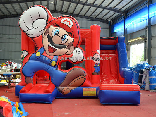 Personnaliser le château gonflable rouge accepté terrain de jeux pour les enfants saut de saut