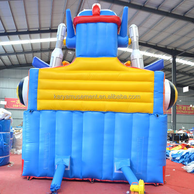 Trampoline personnalisée petite taille gonflable mécanique Ares Fun City Bouncer Combo Slide