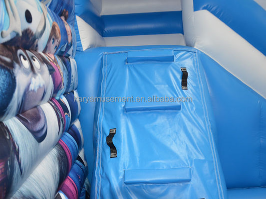 Partie pour enfants sur mesure Trampoline gonflable Princesse Elsa Château Combo Saut à la glissière