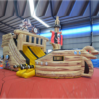 Couleur personnalisée Commercial gonflable mouillé et sec trampoline sautant château pour la location de fête