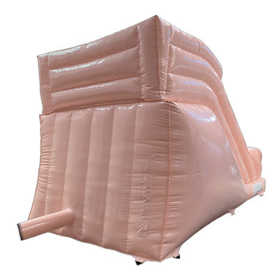 Slide gonflable en PVC à couleur chocolatée, sec ou humide, pour la location de fêtes