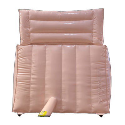 Slide gonflable en PVC à couleur chocolatée, sec ou humide, pour la location de fêtes