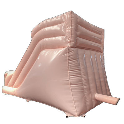 Slide gonflable en PVC à couleur chocolatée, sec ou humide, pour la location de fêtes