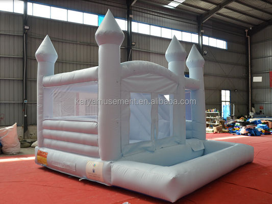 Couleur personnalisée Fête de mariage portable Bounce House Combo Slide et Pit de balle pour les enfants