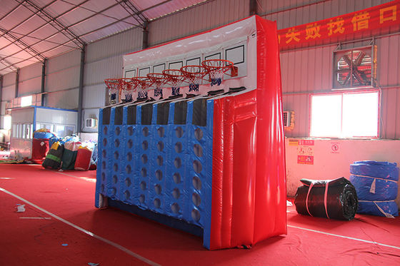 Jeu de basket-ball gonflable en PVC de qualité commerciale avec souffleur