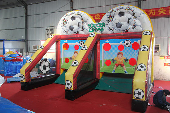 Jeu de football gonflable Interactif de couleurs de tir Sport Carnaval Jeu pour les sports