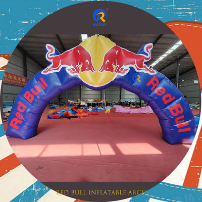 Arche gonflable neutre par le sexe Red Bull Publicité avec des gonflables en PVC