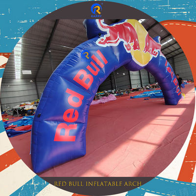 Arche gonflable neutre par le sexe Red Bull Publicité avec des gonflables en PVC