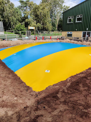 Commercial PVC gonflable nuage de saut Coloriage coussin de saut pour enfants et adultes