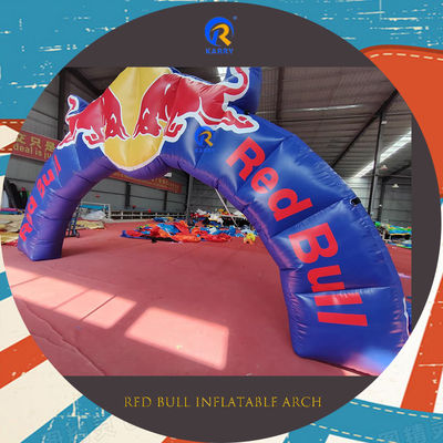 Arche gonflable neutre par le sexe Red Bull Publicité avec des gonflables en PVC