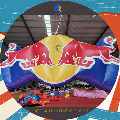 Arche gonflable neutre par le sexe Red Bull Publicité avec des gonflables en PVC