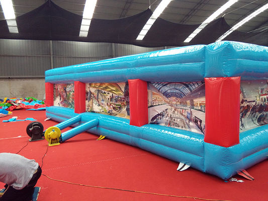Unisexe terrain de jeux en plein air Labyrinthe gonflable pour l'activité sportive de renforcement d'équipe