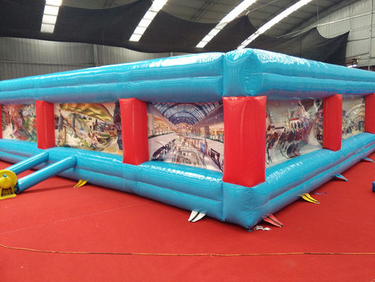 Unisexe terrain de jeux en plein air Labyrinthe gonflable pour l'activité sportive de renforcement d'équipe