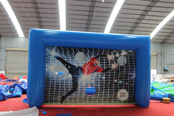 Jeu de football gonflable pour les jeux de sport Jeu de tir de pénalité gonflable en PVC