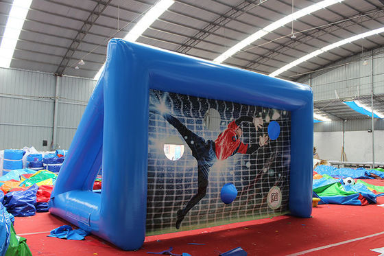 Jeu de football gonflable pour les jeux de sport Jeu de tir de pénalité gonflable en PVC
