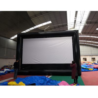Écran de cinéma gonflable de château super amusant certifié EN71/CE pour la publicité extérieure