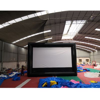 Écran de cinéma gonflable de château super amusant certifié EN71/CE pour la publicité extérieure