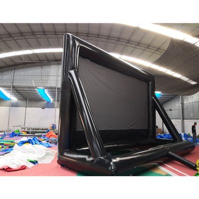 Écran de cinéma gonflable de château super amusant certifié EN71/CE pour la publicité extérieure