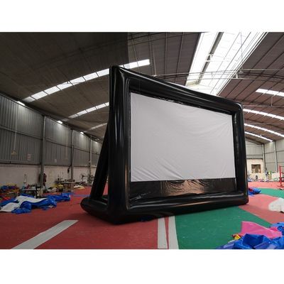 Écran de cinéma gonflable de château super amusant certifié EN71/CE pour la publicité extérieure