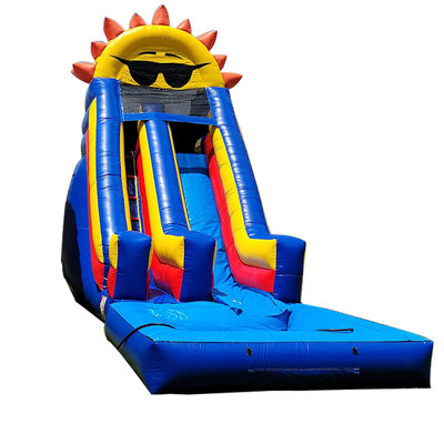 Piscine amovible Location de pièces détachées Commercial PVC Thème solaire toboggan à eau gonflable