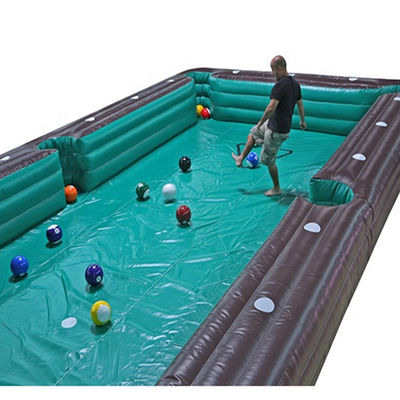 Table de billard gonflable en bâton en PVC pour les jeux interactifs