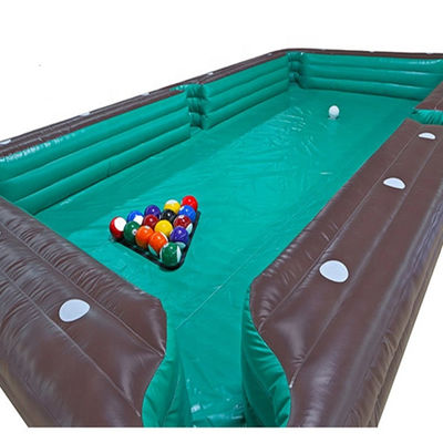 Table de billard gonflable en bâton en PVC pour les jeux interactifs