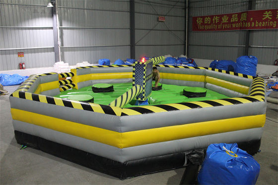Jeu interactif gonflable à couleur personnalisée Meltdown Jumper mécanique pour adultes