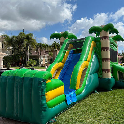 Un trampoline de château unisexe avec piscine de plongée