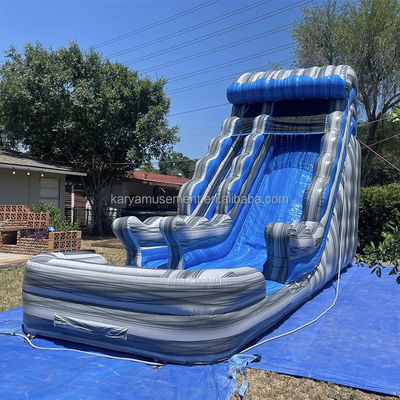 Entretien en extérieur à l' intérieur double glisser-déposer glisser-déposer gonflable pour parc aquatique