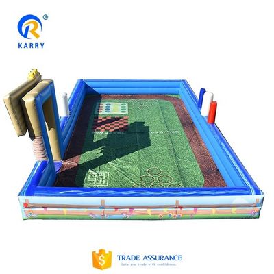 Mode d'expédition Savon gonflable utilisé Champ de football/basketball pour terrain de jeu extérieur