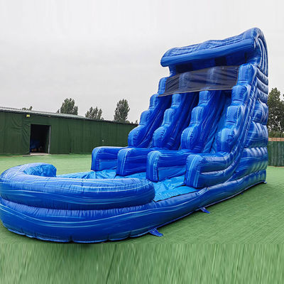Parc aquatique gonflable PVC double glissement N toboggan avec piscine saut de jardin de l'eau