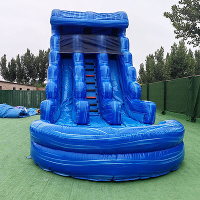Parc aquatique gonflable PVC double glissement N toboggan avec piscine saut de jardin de l'eau