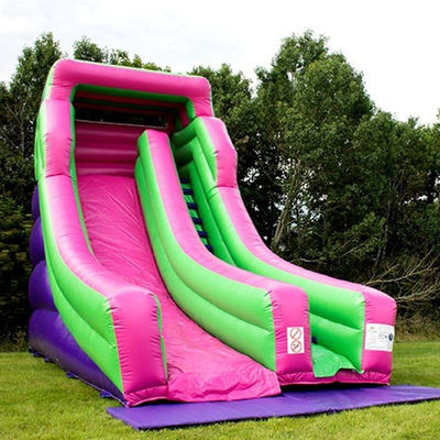 Grand toboggan gonflable en couleur personnalisée pour une occasion commerciale au parc aquatique