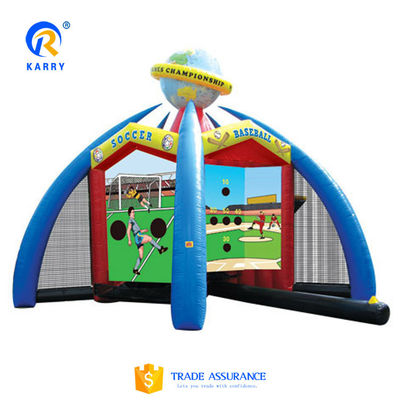 Unisexe Portable Carnaval gonflable Jeu 5 en 1 Football/Basketball Sports interactifs
