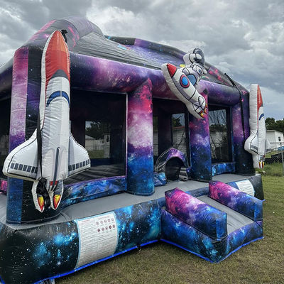 Blower Pretty Good Kids Fête Astronaute Château Vaisseau spatial maison gonflable