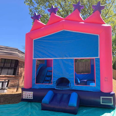 Grand portable de 0,55 mm PVC Vinyl Tarpaulin à l'extérieur ou à l'intérieur Combo gonflable Jumping Castle