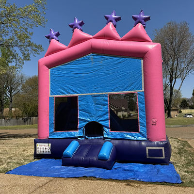 Grand portable de 0,55 mm PVC Vinyl Tarpaulin à l'extérieur ou à l'intérieur Combo gonflable Jumping Castle