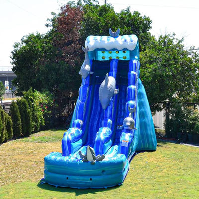 Piscine détachable gonflable Slip n Slide pour enfants et adultes au parc aquatique d'été