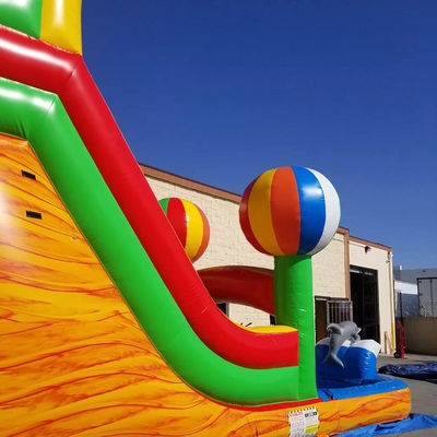 Expédition par voie aérienne ou express Profitez du plaisir en plein air avec le toboggan pneumatique en PVC commercial de 2024 pieds